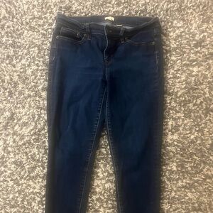 J crew denim stretch capris